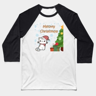 meowy christmas | merry christmas | happy holiday Baseball T-Shirt